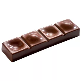 Snack csokoládéforma (MA1914), 275x175 mm, polikarbonát