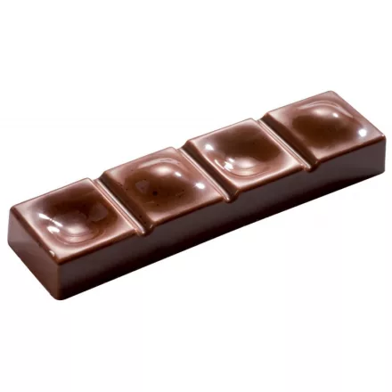 Snack csokoládéforma (MA1914), 275x175 mm, polikarbonát