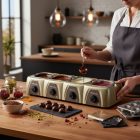 Csokoládé temperáló, analóg, 1,5 l x4, 79x26x13,5 cm, Meltinchoc