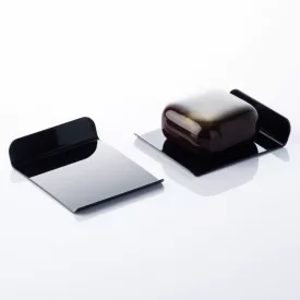 Szögletes fekete süteménykínáló – 97x80x20 mm, Martellato prémium minőség