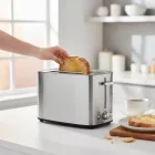 Inox Rozsdamentes Kenyérpirító, 2 Szeletes, 850 W – Automata