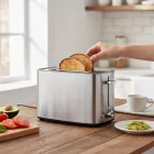 Inox Rozsdamentes Kenyérpirító, 2 Szeletes, 850 W – Automata