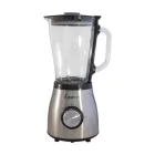 Inox Asztali Turmixgép és Jégaprító Blender, Vastag Üveg Kehely, 1,5 l, 500 W