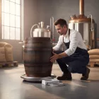 Digitális söröshordó mérleg, 200 kg méréshatár - Magyar termék