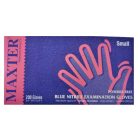 Ma-ter vizsgálókesztyű, M méret, kék, nitril, 3,6 gr