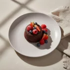 Diwali Granit lapostányér 19 cm szürke üveg – elegáns és modern asztali kiegészítő