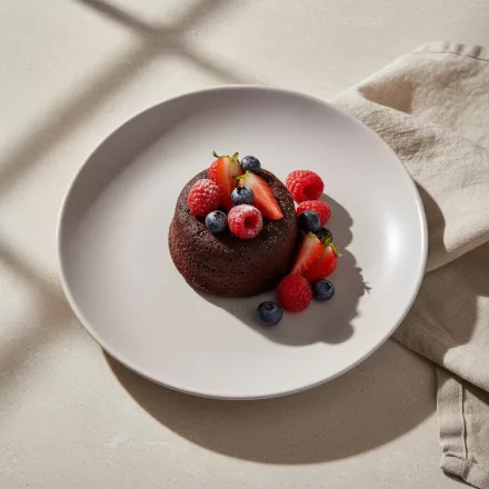 Diwali Granit lapostányér 19 cm szürke üveg – elegáns és modern asztali kiegészítő