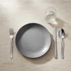 Diwali Granit lapostányér, 19 cm, szürke, üveg