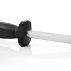 Nagykonyhai Fenőacél 30 cm - Ergonomikus Fekete Nyéllel