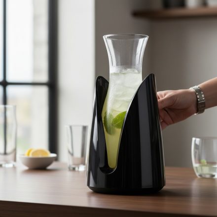 hideg ital felszolgálása kancsóban jéggel vendéglátásban