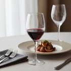 Sauvignon burgundy boros pohár, 580 ml, temperált üveg