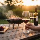 Elegáns 600 ml-es burgundi boros pohár, Vicrila minőség