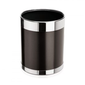 Papír szemetes, 22-28 cm, acél