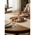 Tálca ovális 35x22 cm rozsdamentes