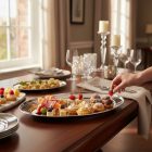 Tálca ovális 40x26 cm rozsdamentes