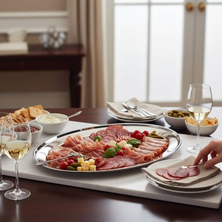 Ovális tálca 45x29,5 cm, rozsdamentes