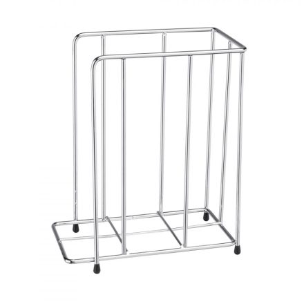 Szalvétatartó, 20x11x24,5 cm, rozsdamentes