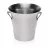 Szájjég vödör, 13,5-13 cm, króm