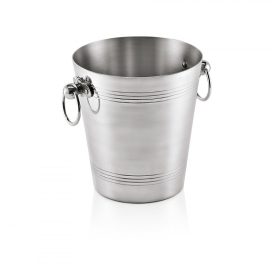 Pezsgősvödör alumínium 3,7 literes, 19x20 cm – elegáns italhűtő borokhoz és pezsgőkhöz