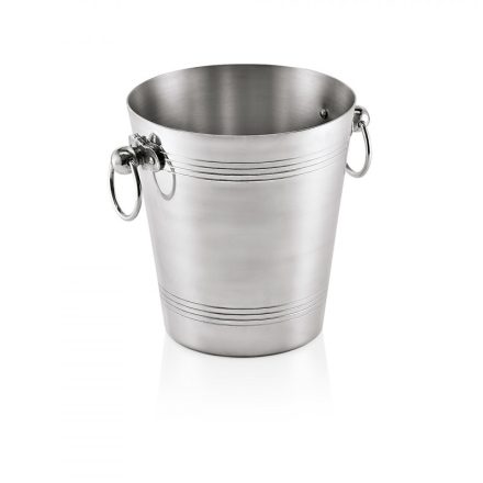 Pezsgősvödör alumínium 3,7 literes, 19x20 cm – elegáns italhűtő borokhoz és pezsgőkhöz