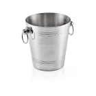 Pezsgősvödör alumínium 3,7 literes, 19x20 cm – elegáns italhűtő borokhoz és pezsgőkhöz