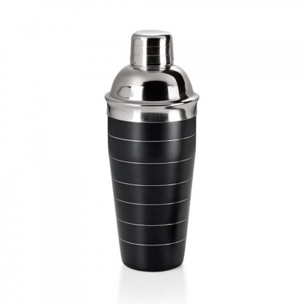 Fekete Shaker 700 ml, rozsdamentes