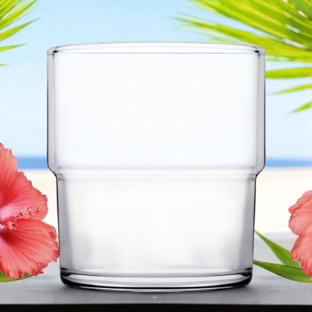 Hill whisky pohár 300 ml – 12 db-os szett, sorolható, temperált üveg, elegáns kialakítás