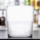 Hill temperált üveg whisky pohár, 300 ml – prémium, strapabíró italospohár szett