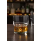 Hill temperált üveg whisky pohár, 300 ml – prémium, strapabíró italospohár szett