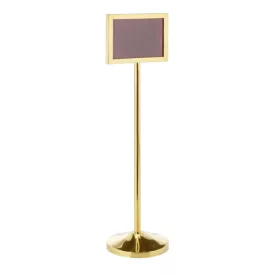 Információs tábla, 120 cm, arany színű