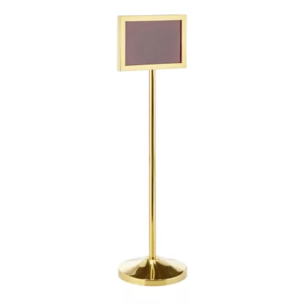 Információs tábla, 120 cm, arany színű