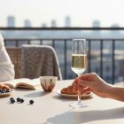 Allegra pezsgős flute, 195 ml, üveg