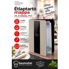 Étlaptartó mappa, A4, 8 oldalas, PVC
