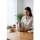 Ételszállító edény, 3-0,9 l, duplafalú rozsdamentes