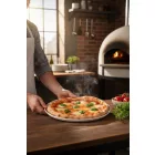 Pizzatányér, felső átm.: 36 cm, alsó átm.: 34 cm, porcelán