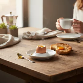Tojástartó, 10,5 cm, sorolható, porcelán