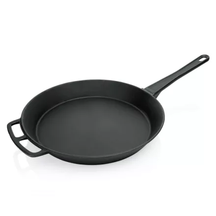 Óriás nyeles serpenyő, 80-12 cm, öntöttvas