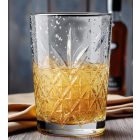 Timeless metszett whisky pohár 355 ml – sorolható, elegáns üvegpohár