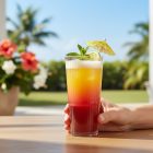 Grande Sunray Margarita Cooler Pohár - 460 ml, Sorolható, Temperált Üveg