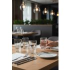 vizes pohár 190 ml üveg álló kompozícióban éttermi használatra