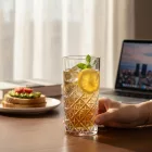 Timeless Mai Tai Longdrink Pohár - Metszett, 295 ml, Üveg