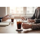 Colombian jégkávé korsó 263 ml temperált üveg