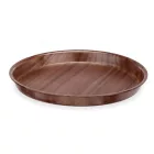 Laminált csúszásmentes sörös tálca, kerek, 36x3,5 cm – stabil és biztonságos felszolgáláshoz