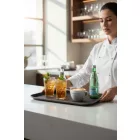 italok szállítása GN méretű tálcán vendéglátásban