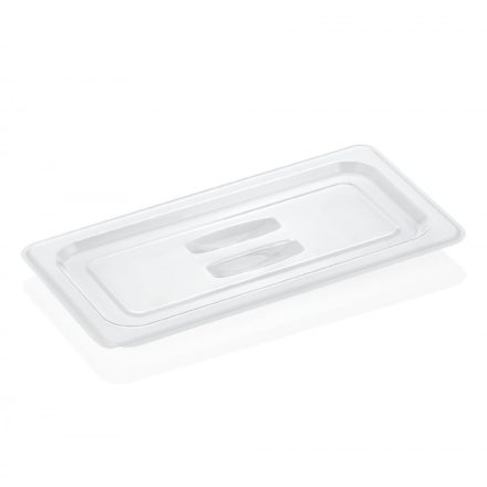 GN 1/3 fedő fekete edényhez, (9513), átlátszó, polikarbonát