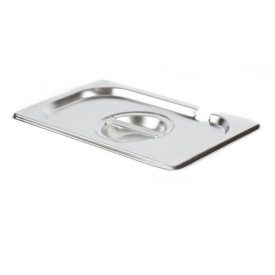 GN 1/4 fedő kanálkivágással, rozsdamentes - Prémium választás