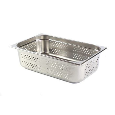 GN edény 1/1 100 mm körbe perforált - Profi rozsdamentes kivitel - Prémium választás