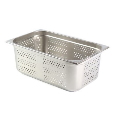 GN edény 1/1 150 mm perforált - Profi rozsdamentes kivitel - Prémium választás