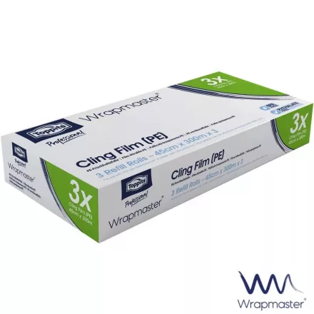 Wrapmaster 4500 PE fólia 45cmx300m (3tek/karton)