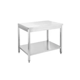 Rozsdamentes munkaasztal alsó polccal 1000x700x850 mm – GasztroZoli